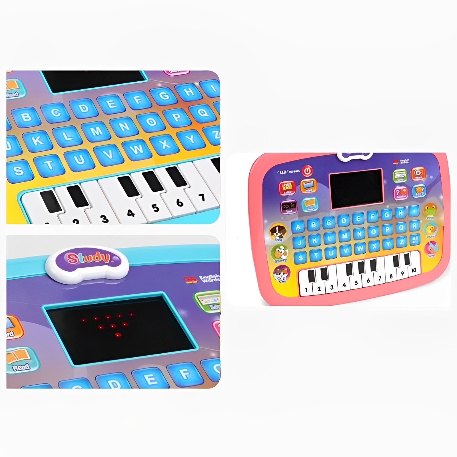 26 English Words Kids Learning Educational Tablet With Led Screen - Image 6