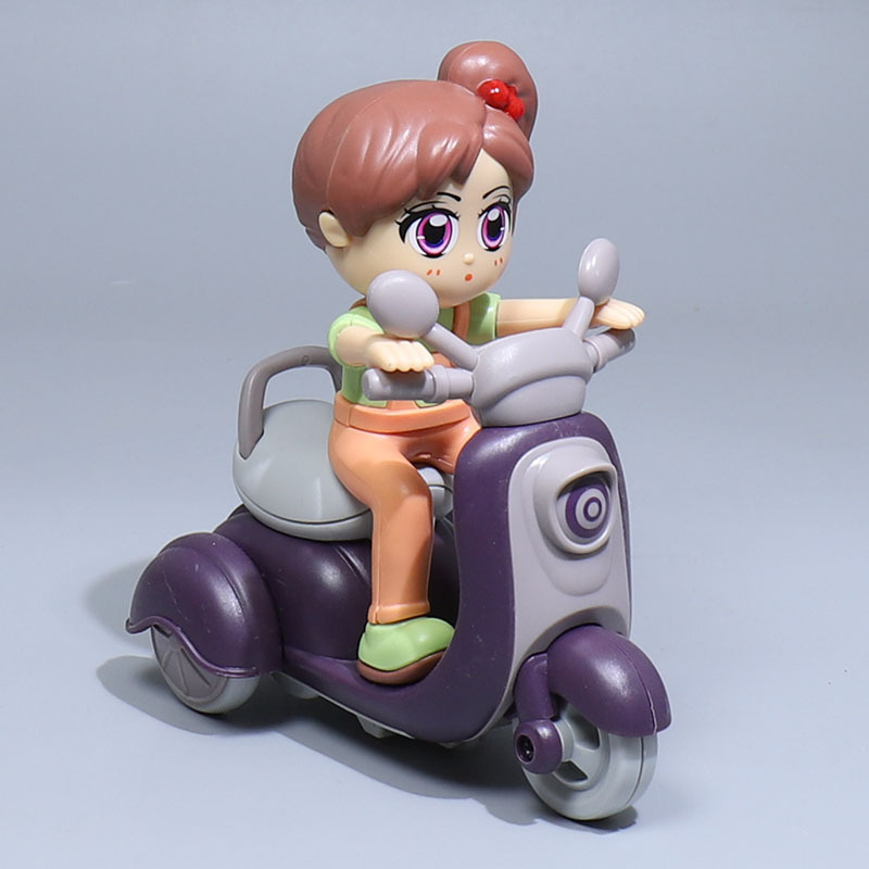 Cartoon Mini Interia Function Funny Motorbike Toy With 360 Degree Rotation Turn Up Function - Image 9