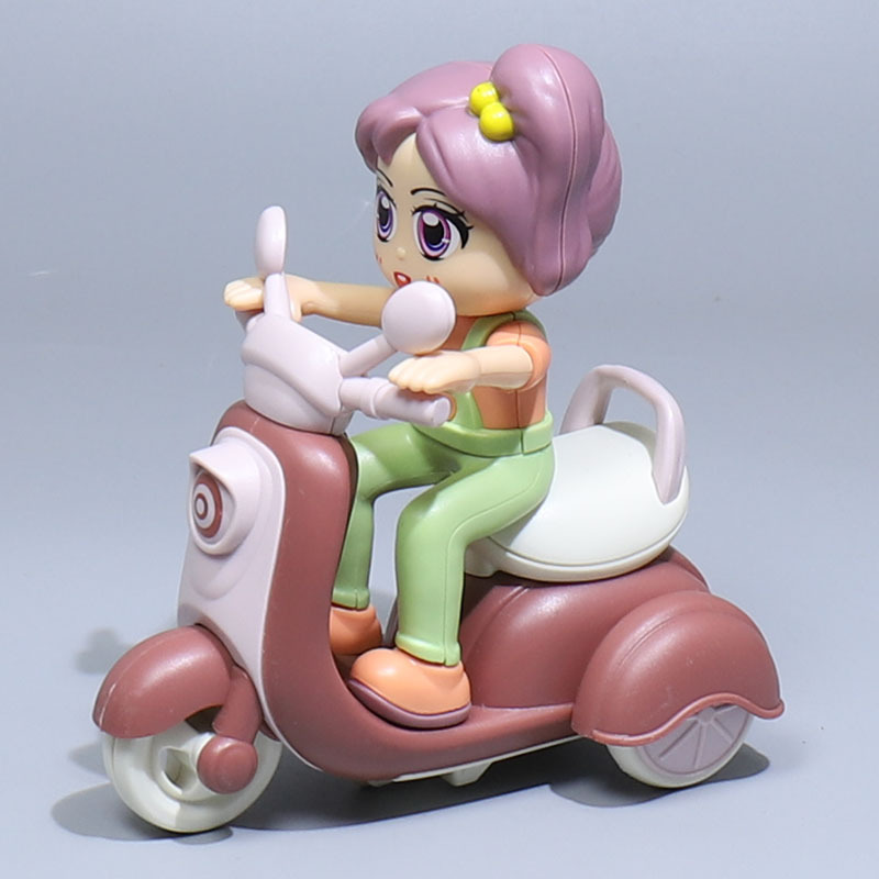 Cartoon Mini Interia Function Funny Motorbike Toy With 360 Degree Rotation Turn Up Function - Image 3