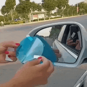 Pack Of 4 Pairs Car Anti-Water Mist Film The Perfect Solution For Clear And Rainproof Rearview Mirrors