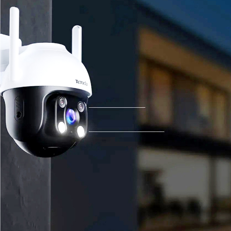 Tenda CH3-WCA 1080P Outdoor Wi-Fi Pan/Tilt Camera with Full-Color Night Vision, Alexa Support, and Smart Alerts - Image 12