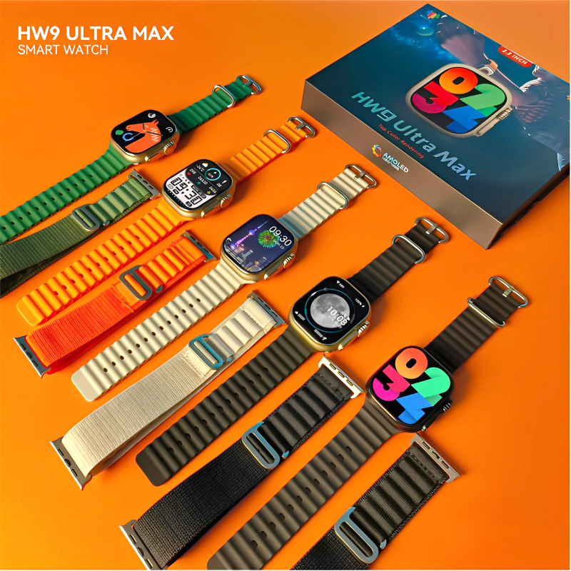HW9 Ultra Max 2.2 Inch Amoled Screen Display Series 8 Smart Watch - Image 4