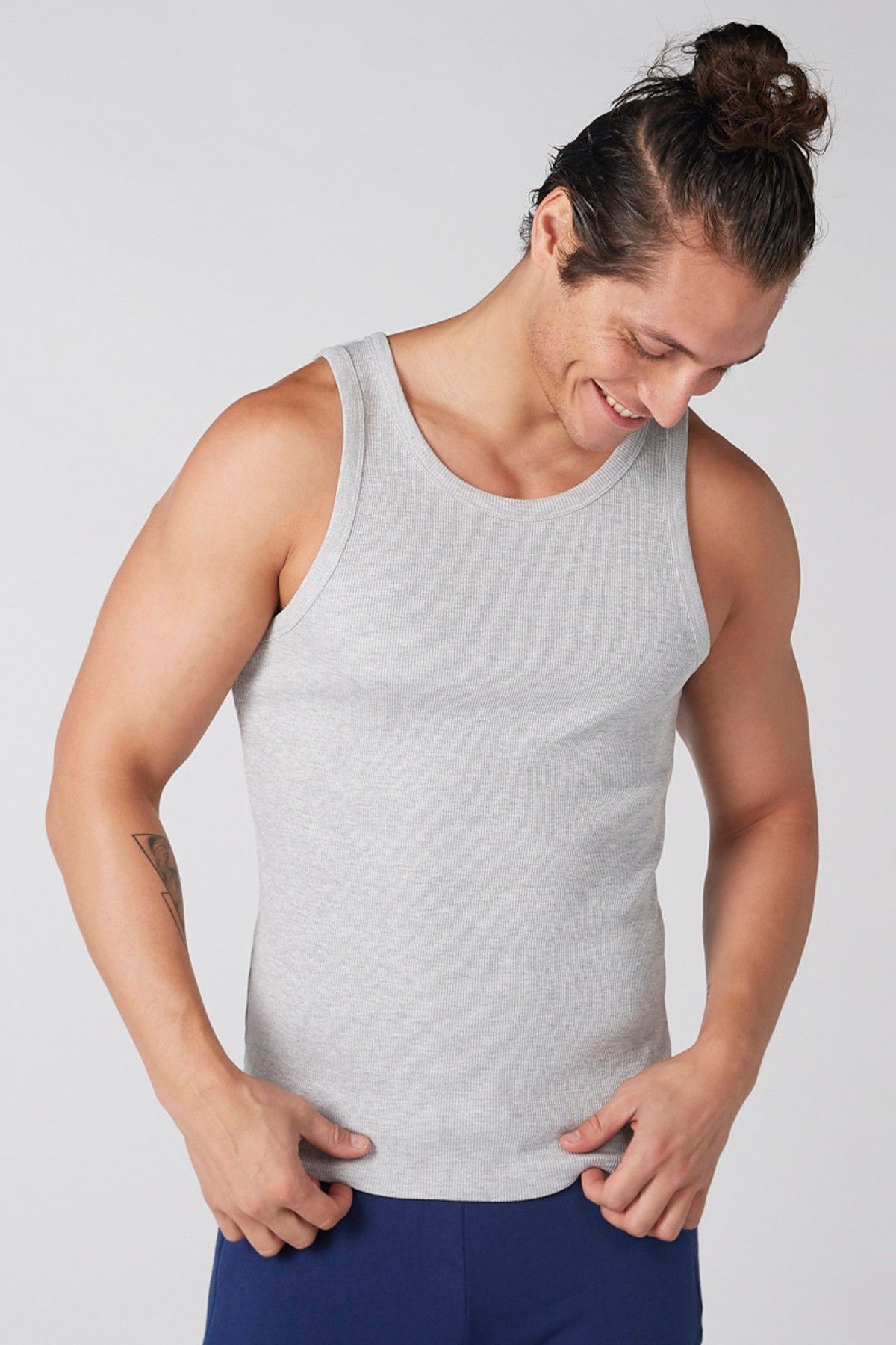 100% Ribbed Cotton Pack Of Six Men Women’s Export Standard Athletic High Quality Vests - Image 4