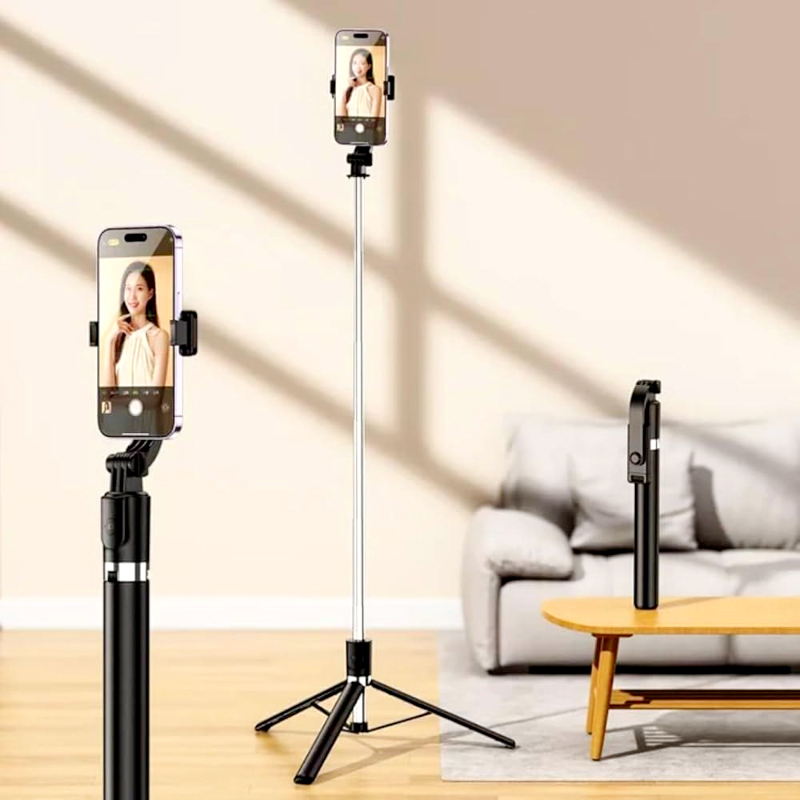 R1-L Bluetooth Selfie Stick Tripod – Extendable Up to 170 cm with Wireless Remote Control - Image 10