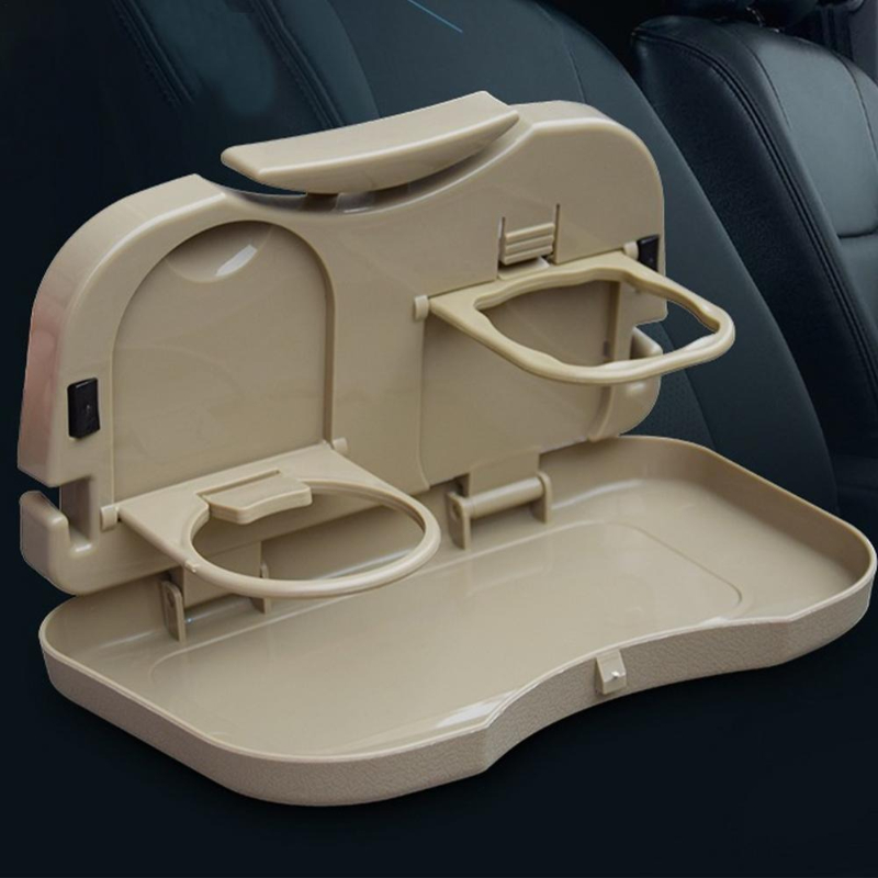 Multifunctional Easy To Install Foldable Car Travel Dining Tray - Image 6