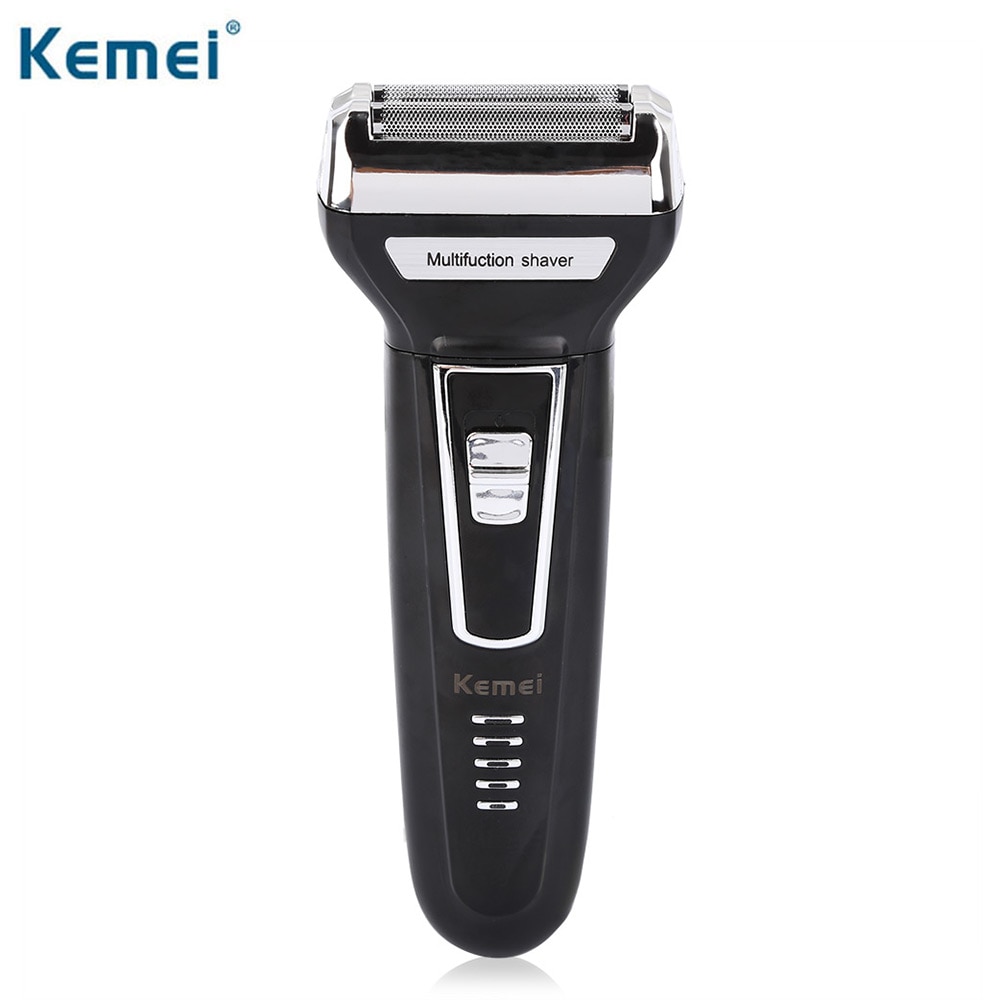 Kemei KM-6558 3 In 1 Electric Shaver Nose Hair Trimmer Double-Blades Beard Trimmer Shaving Machine - Image 12