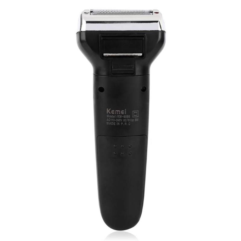 Kemei KM-6558 3 In 1 Electric Shaver Nose Hair Trimmer Double-Blades Beard Trimmer Shaving Machine - Image 5