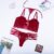 Luxury Satin-Strapped 3-Piece Lingerie Set with Super Push-Up Bra & Choker
