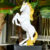 Majestic Gold-Plated Horse Statue A Timeless Home Decor Showpiece