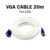 Durable 20m VGA Cable 15-Pin Male to Male High-Quality Shielded Video Cable for LCD Monitors, Projectors and PCs